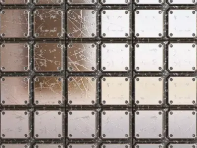 Silver Metal Plate PBR Seamless Texture