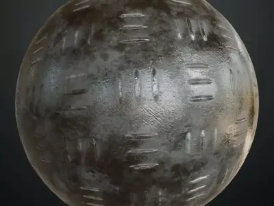 Diamond Metal Plate PBR Seamless Texture order