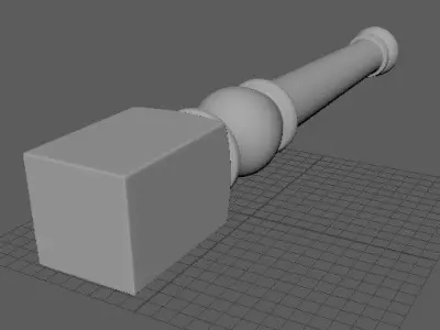 leg High quality 3d models for processing on a cnc machine 3D model purchase
