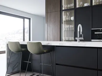 Modern kitchen 12 3D model