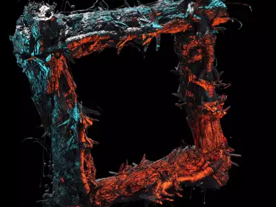 Deep Space leviathan monster station squares  3D model