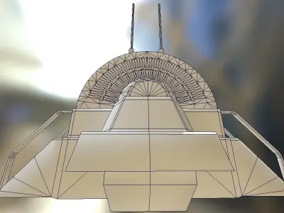 Drivers Cap Module Low-Poly Low-poly 3D model