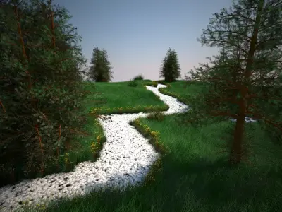 Landscape Model 01 3D model
