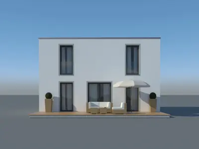 Generic Holiday Villa 009 3D model