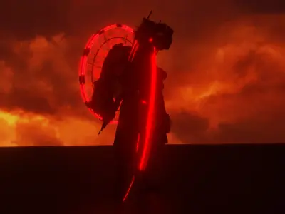 Skibidi Toilet Executioner Low-poly 3D model