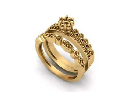 Jewelry ring 163 3D print model