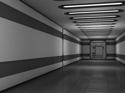 Sci Fi Corridor 3D model