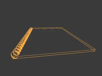 School Notebook 3D model