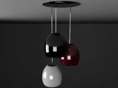 Chandelier pendant lamp 3D model