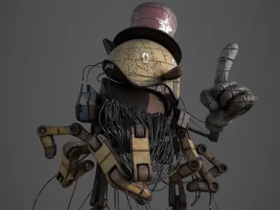 Robot monster 3D model