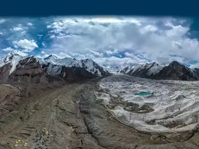 HDR - The Base Camp Southern Engilchek 02 3D model