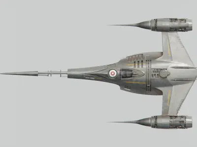 Din Djarin N-1 Starfighter - Star Wars Mandalorian 3D model