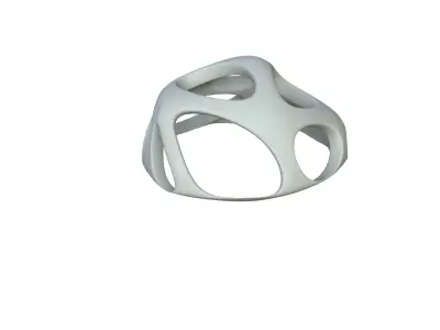 SciFi Cube Object No 54784 Low Poly Shape Low-poly 3D model