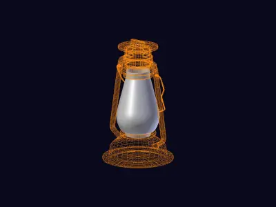 Oil Lantern 3D model