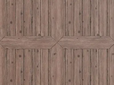 Medieval Celtic Cross Wood Carving PBR Seamless Texture