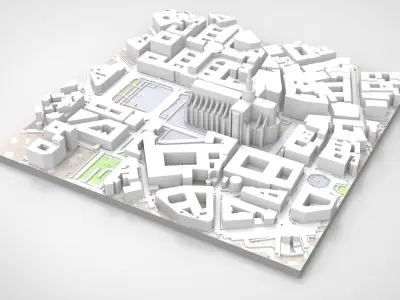 Milan Cathedral Italy 3D model