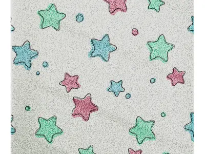 Kids Carpet Set 48 3D model