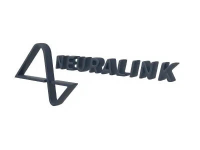 Neuralink Logo v2 002 Free low-poly 3D model