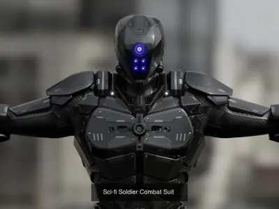 Sci-fi Military  3D Model Pack