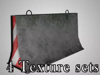 Concrete block Free 3D model