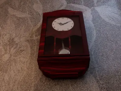 Wall Clock Pendulum 3D model