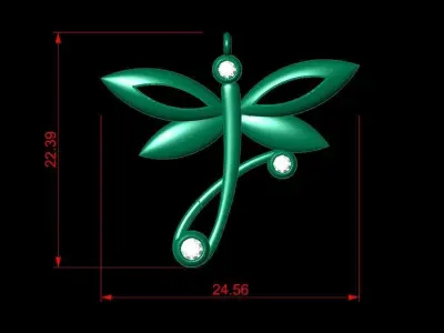 Pendant P191 3D Print Model 3D print model