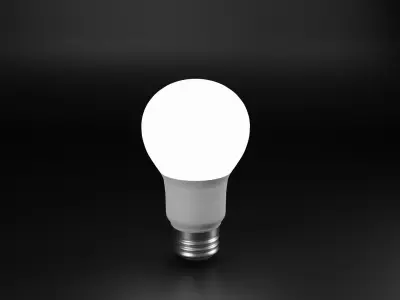 Two types of Led Bulbs  3D model