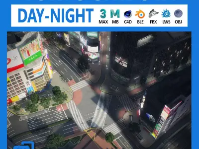 Tokyo Shibuya 3D model