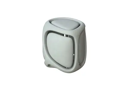 SciFi Cube Object No 67144 Low Poly Shape Low-poly 3D model