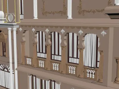 Rajwadi Haritage Hotel  3D model