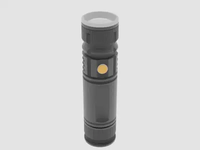Flashlight 3D model 7