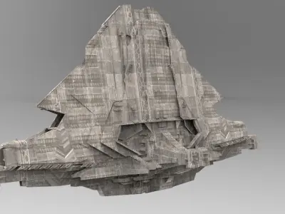 Colossal Space Temple 6 3D model