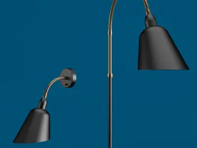 AndTradition Bellevue Lamps 3D model