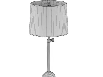 Marshall 1-light Vintage Brass Table Lamp 3D model
