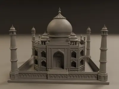 Taj mahal 3D print model
