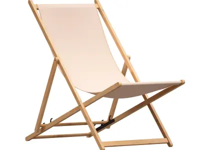 Chaise lounge chair sun lounger 3D model