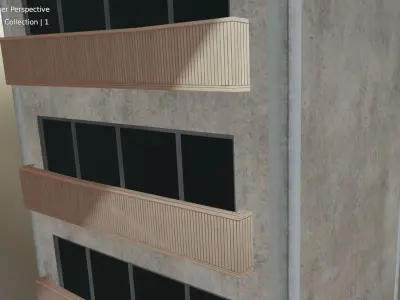building 12 Low-poly 3D model get