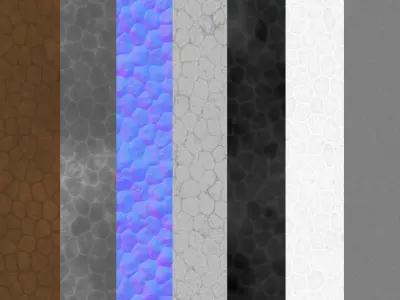 Hammered Metal Seamless PBR Texture - 4K Texture