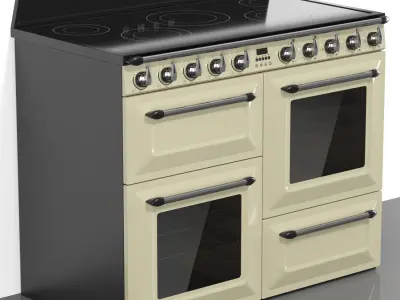 SMEG kitchen appliance collection 3D model
