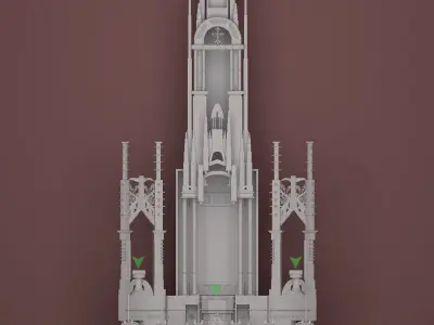 Altar 3d Model Low-poly 3D model