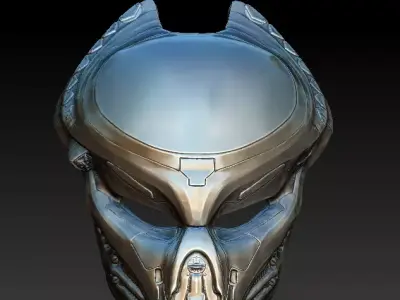 Fugitive Predator bio mask 3d model 3D model 3D model