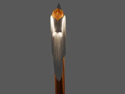  Viking ax BLENDER Low-poly 3D model