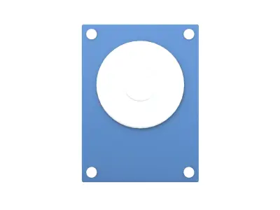 Hard Disk Icon v1 002 Low-poly 3D model
