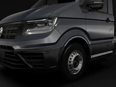 WV Crafter Chassi SingleCab L2 2017 3D model