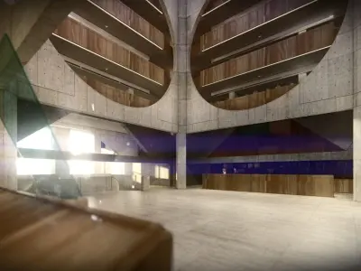 EXETER LIBRARY Louis Kahn 3d Lumion 11 3D model