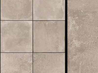 ABK Unika Ecru 600x600 3D model