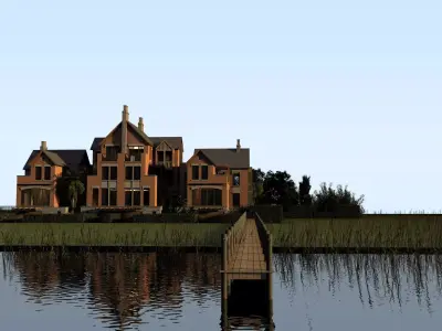 Lake Cottage 3D model