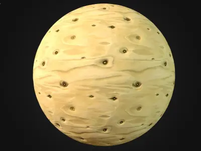 Stylized Seamless Wood Vol 158 - Hand Painted Textures Texture