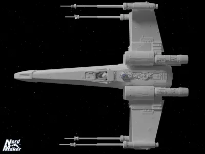 Model-X MK II 1-24 Studio Scale Set Red 3 and Red 5  3D Model Pack