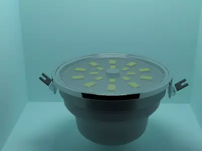 Halogen Lamp-Light Bulb 3D model
